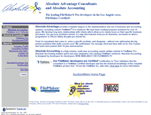 Tablet Screenshot of absoluteadvantage.com
